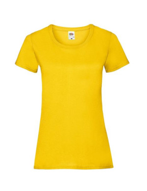 Fruit of the Loom Koszulka damska valueweight Classic XS ciemnożółty