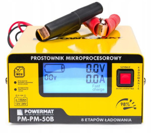 PROSTOWNIK MIKROPROCESOROWY Akumulatorowy 12V 24V