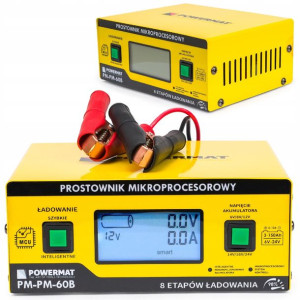 Prostownik MIKROPROCESOROWY Akumulatorowy 6V - 24V