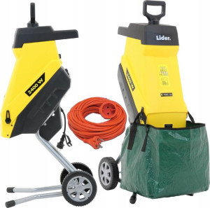 Rębak Rozdrabniacz Gałęzi Tarczowy 2400w 45mm +ole