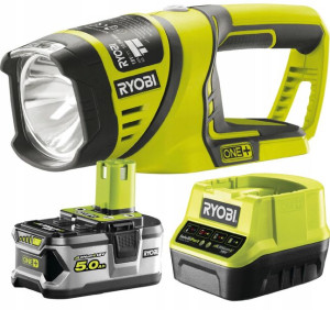 Ryobi Lampa Latarka Warsztatowa 18v Rfl1801m + 5ah