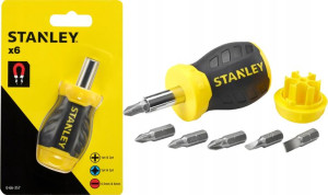 Śrubokręt Wkrętak Multibit Mini 6el Bity Stanley
