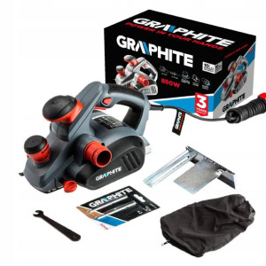 Strug elektryczny GRAPHITE 59G678 850W noże worek