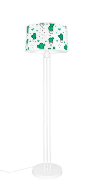  Lampa stojąca z abażurem kaktusy