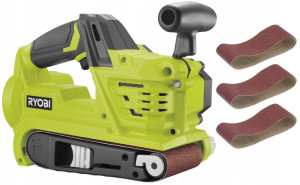 Szlifierka Taśmowa Akumul. Ryobi R18bs-0 + 3 Taśmy