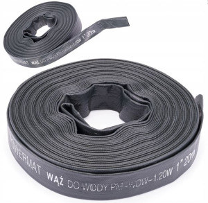 Wąż Do Wody Gumowy Pompa Strażacki 1'' Cal 20m