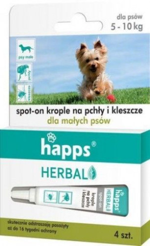 Krople przeciw pchłom i kleszczom dla małych psów