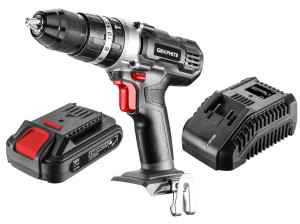 Wiertarko Wkrętarka 2ah 18v Li-ion Udar Graphite