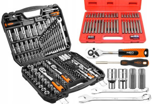 Zestaw 219el Klucze Nasadowe Neo 08-671 +40 Torx