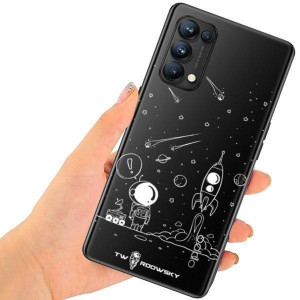 Etui Do Oppo Reno 5 Case Twardowsky Space + Szkło