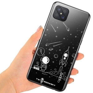 Etui Do Oppo Reno 4 Z 5g Case Tył Twardowsky Space