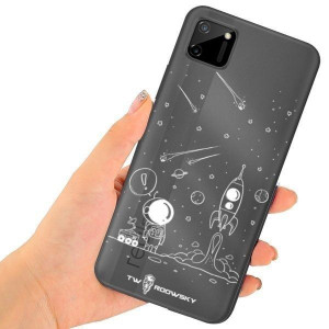 Etui Do Realme C11 Case Twardowsky Space + Szkło