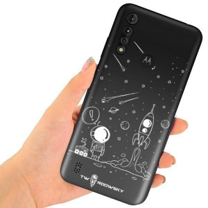 Etui Do Moto G8 Power Lite Twardowsky Space +szkło