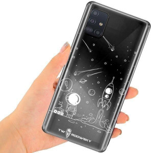 Etui Do Galaxy A71 Sm-a715 Twardowsky Space +szkło