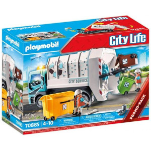 Playmobil ŚMIECIARKA ŚWIECI pojazd auto samochód 70885