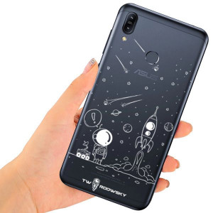 Etui Do Zenfone Max M2 Twardowsky Space + Szkło 9h