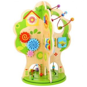 Tooky Toy Duża Zabawka Edukacyjna Activity Tree Wielofunkcyjne Drzewo
