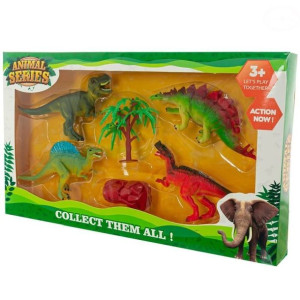 Figurki 4 Dinozaury Miniaturki Zestaw