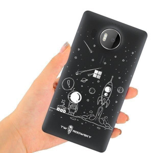 Etui Do Lumia 950 Xl Case Twardowsky Space + Szkło
