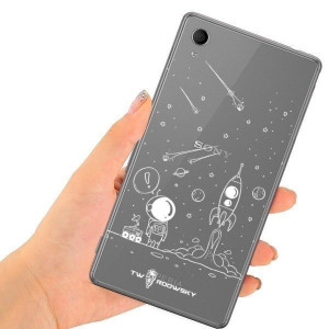 Etui Do Xperia M4 Aqua Twardowsky Space + Szkło 9h
