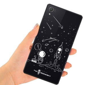 Etui Do Sony Xperia Z2 Twardowsky Space + Szkło 9h