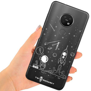 Etui Do Nokia 7.2 Obudowa Twardowsky Space + Szkło