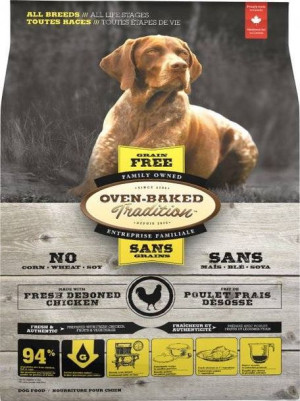 Oven Baked Tradition Dog GRAIN-FREE Food Adult All Breed with Chicken (z ku