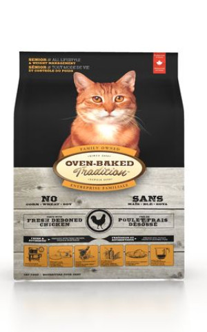 Oven Baked Tradition Cat Food senior & weight management witch chicken (z k