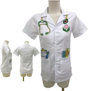Woopie Strój Fartuch Lekarza Doktora Ubranko Dla Dzieci Do Ok. 120 Cm