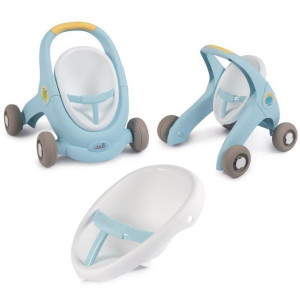 Smoby Minikiss Chodzik Wózek Dla Lalki Croc 3W1