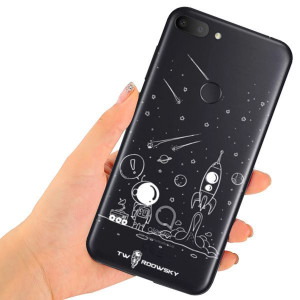 Etui Do Alcatel 1s 2019 Pokrowiec Twardowsky Space