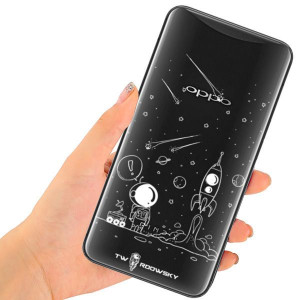 Etui Do Oppo Find X Pokrowiec Twardowsky Space