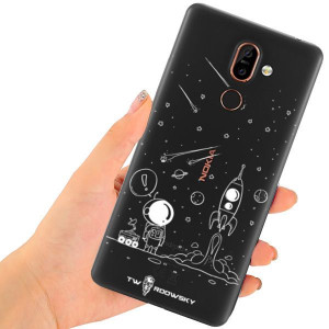 Etui Do Nokia 7 Plus Pokrowiec Twardowsky Space