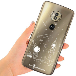 Etui Do Motorola Moto G6 Play Tył Twardowsky Space