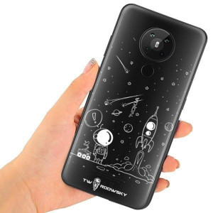 Etui Do Nokia 5.3 Pokrowiec Case Twardowsky Space