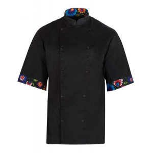 Bluzy kucharskie Folk Design - krótki rękaw
