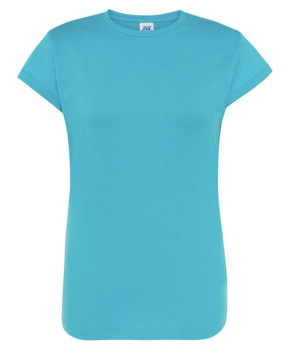 T-Shirt Turkusowy - Damski