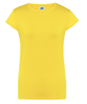 T-Shirt Żółty - Damski