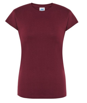 T-Shirt Bordowy - Damski
