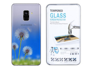 Galaxy A8 Plus 2018 Sm-a730 Etui Gradient + Szkło