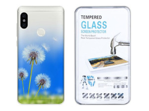 Xiaomi Redmi Note 5 Etui Gradient Nadruk +szkło 9h