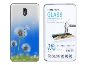 Nokia 2 Etui Gradient Nadruk Kreatui + Szkło 9h