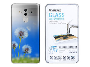 Huawei Mate 10 Pro Etui Gradient Nadruk + Szkło 9h