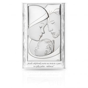 Obrazek Święta Rodzina na panelu 9x13.5 cm