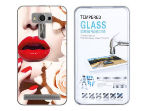 Kreatui Etui Fotocase 0.3mm Zenfone 2 Laser +szkło