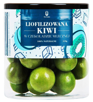 Liofilizowane kiwi w czekoladzie mlecznej 110g