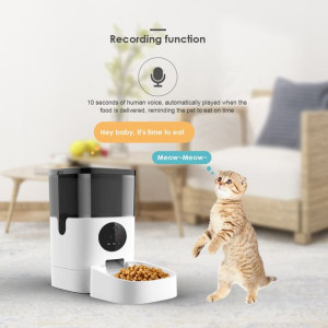 DOZOWNIK KARMY WIFI TUYA i SmartLife FULLHD Kamera 6L