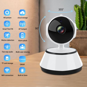 Inteligentna kamera HD WIFI PTZ Interkom Niania