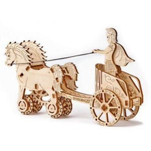 Drewniane Puzzle Mechaniczne 3D Wooden.city - Rydwan