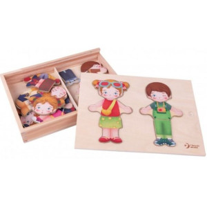 Classic World Drewniane Puzzle Dress-Up